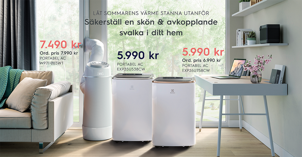 Jobtilbud lidelse virkningsfuldhed Portabel AC och luftkonditionering | Electrolux Home