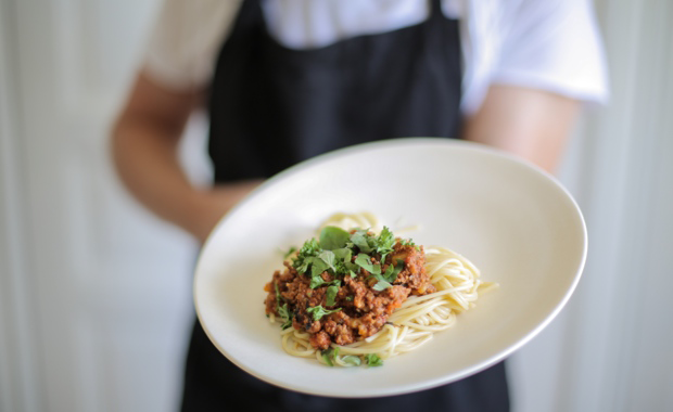 Köttfärssås tillagad med Slow Cooker från Electrolux Home