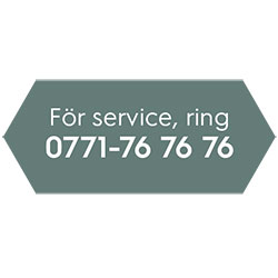 Ring för service när du behöver hjälp med produkter från Electrolux, AEG, Husqvarna, Elektro helios, Volta eller Zanussi.